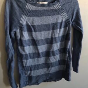 LOFT Blue Striped Sweater Size Small